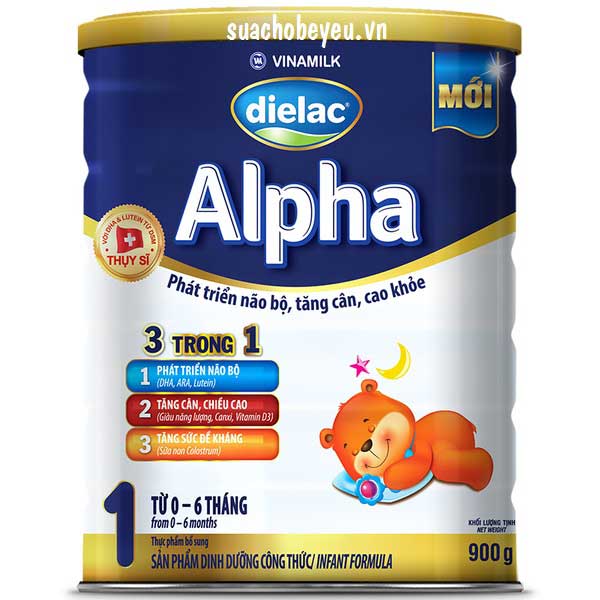 Sữa bột Dielac Alpha 1- 900g