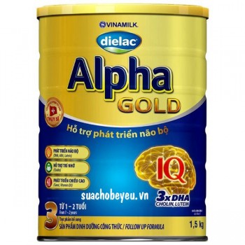 Sữa bột Dielac Alpha Glod 3 - 1,5 Kg