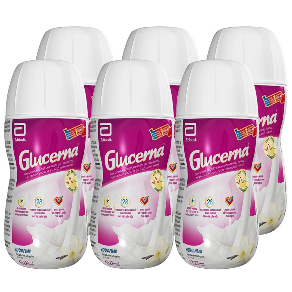 Sữa Glucerna Cho Người Tiểu Đường, Chai 220ml ( 24 chai )