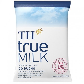 Sữa tươi TH True Milk bịch 220ml