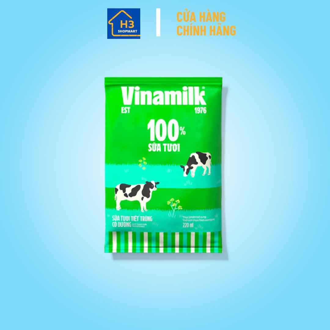 Sữa Bịch Dinh Dưỡng Có Đường Vinamilk 220ml