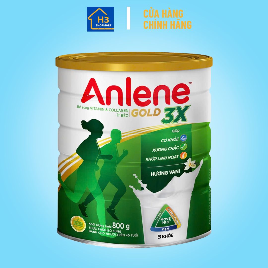 Sữa bột Anlene Gold 3x 800g