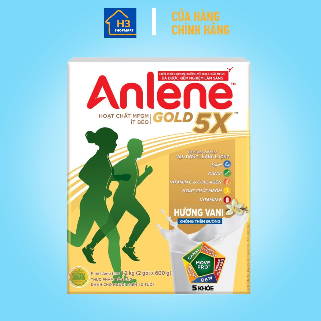 Sữa bột Anlene Gold 5x 1,2kg