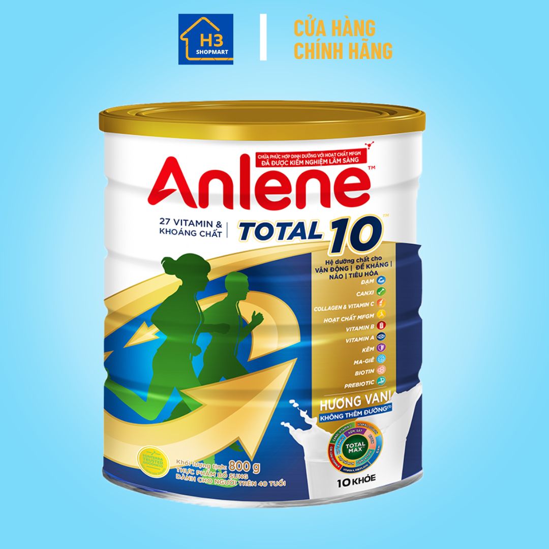 Sữa bột Anlene Total 10 800g