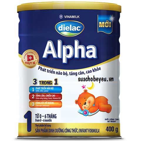 Sữa bột Dielac Alpha 1- 400g