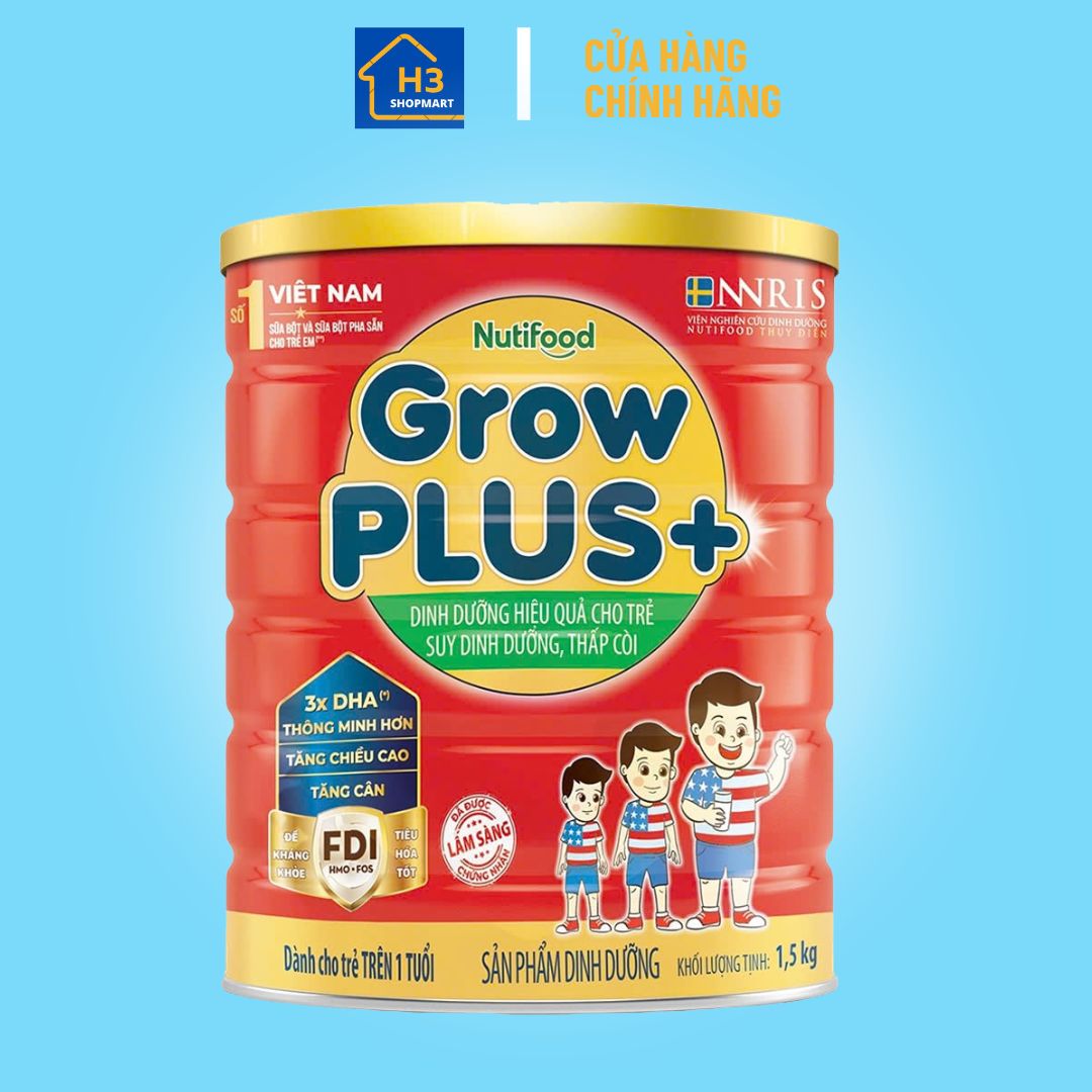 Sữa bột Grow PLUS+ trên 1 tuổi 1,5kg