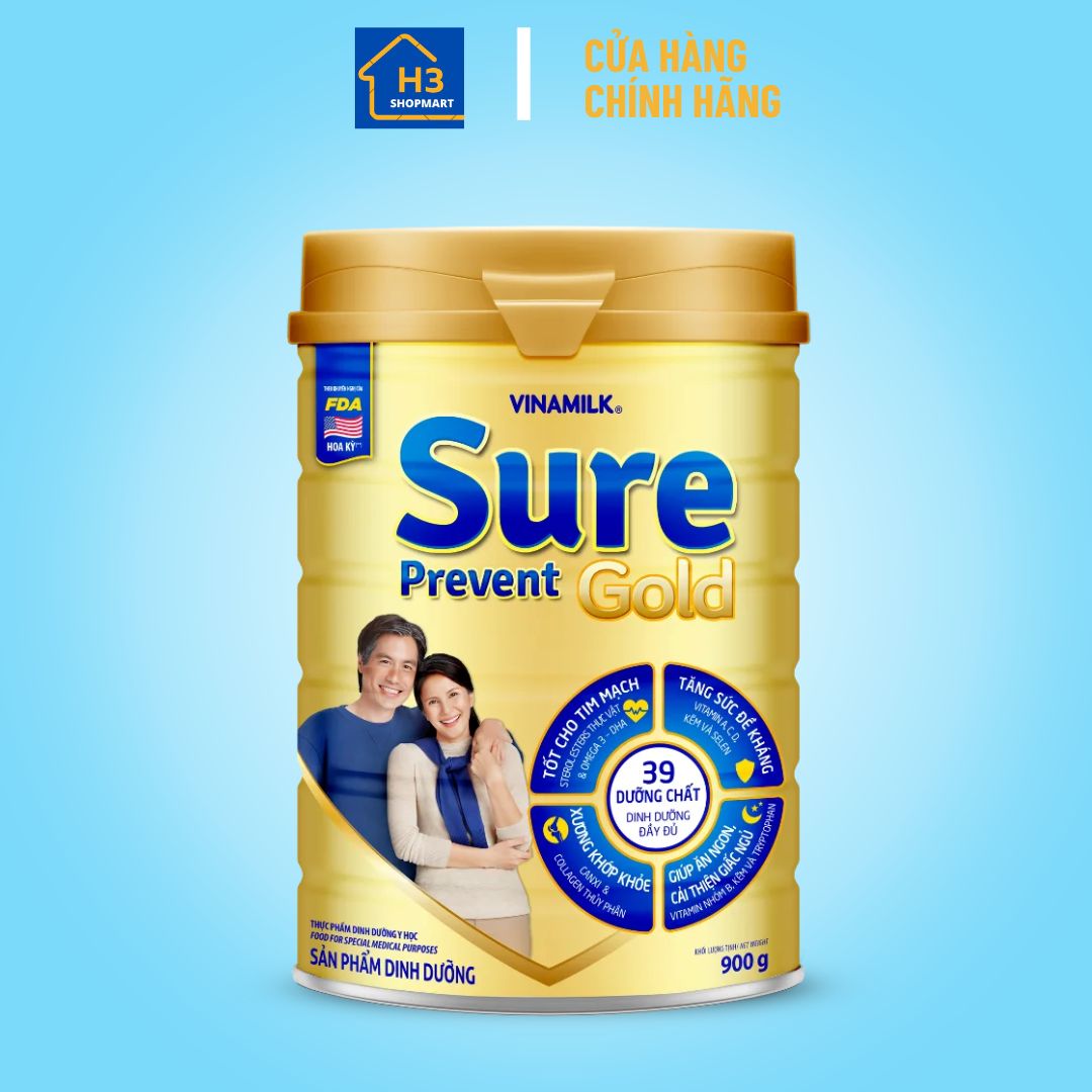 Sữa bột Sure Prevent Gold lon 900g