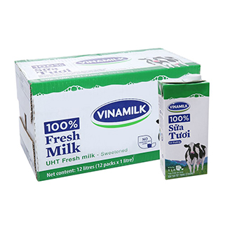 Sữa Tươi có Đường Vinamilk 1 lít