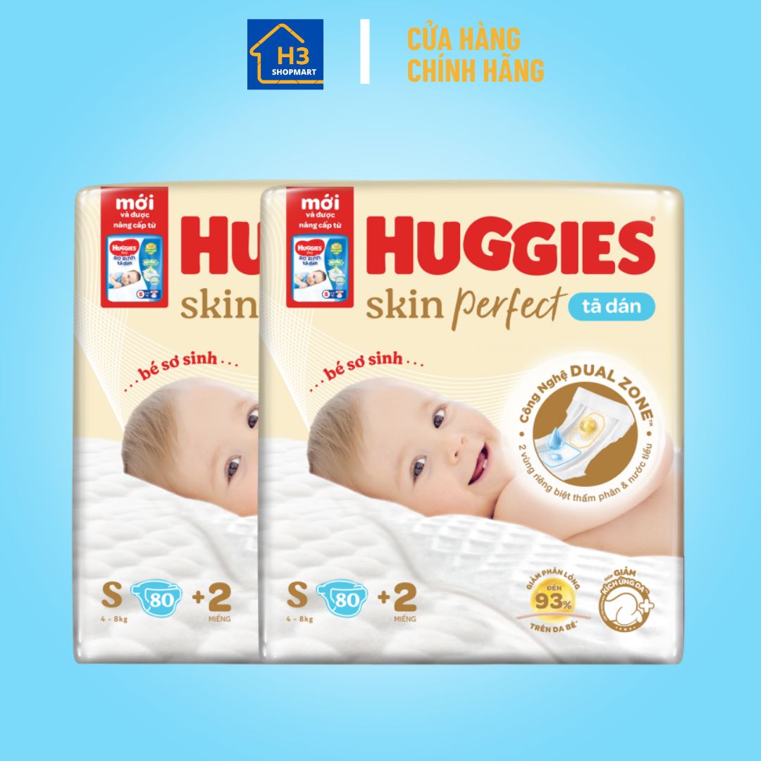 Tã dán Huggies size S 80 miếng